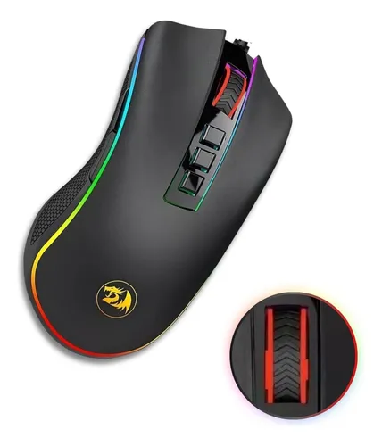 Redragon Cobra M711 com RGB e sensor PixArt para setup de entrada